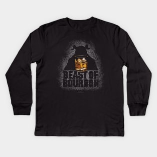 Beast Of Bourbon - whiskey drinker Kids Long Sleeve T-Shirt